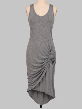 Planet Gold Cute Gray Sleeveless Dress Size M